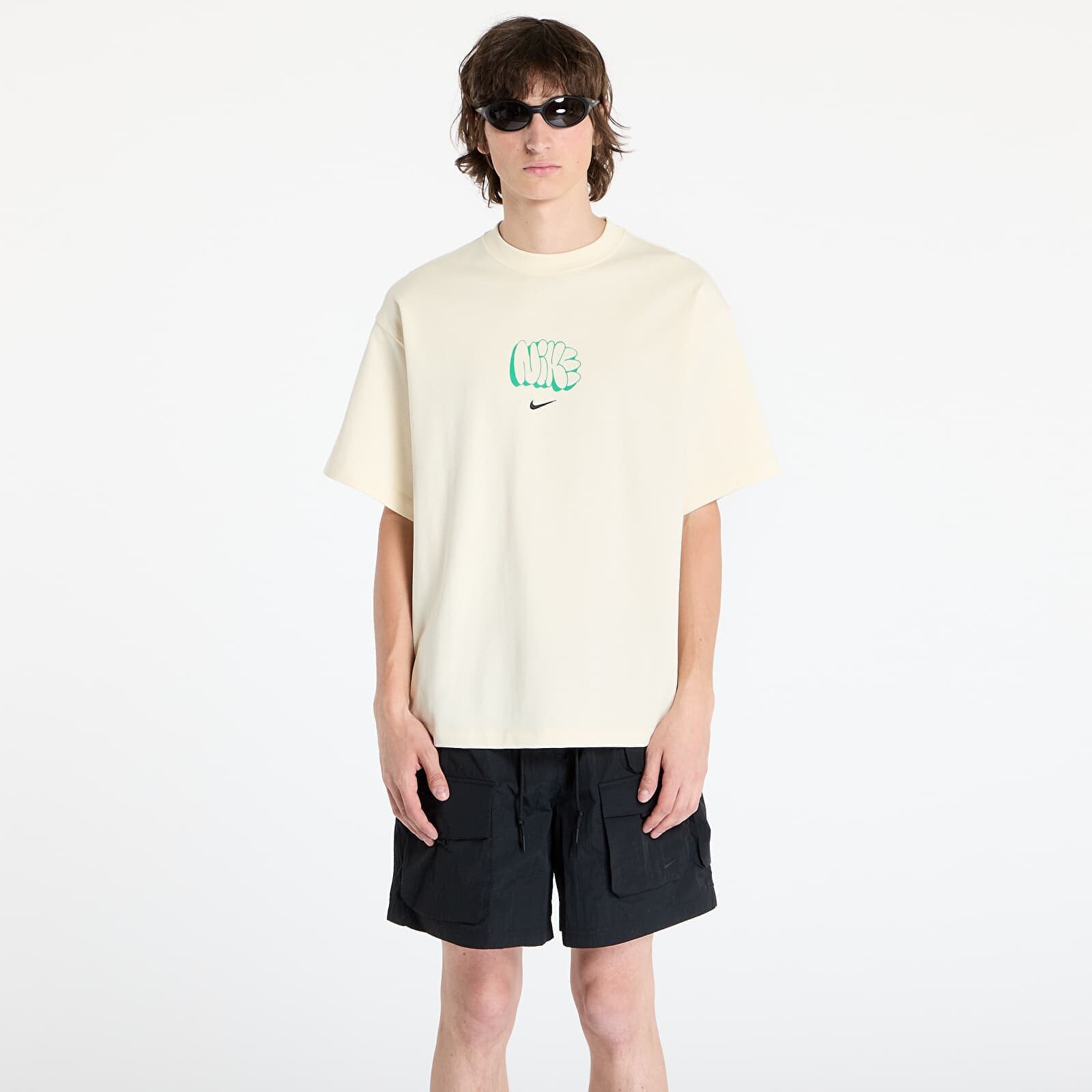 Tričko Nike Solo Swoosh Men's T-Shirt Coconut Milk S