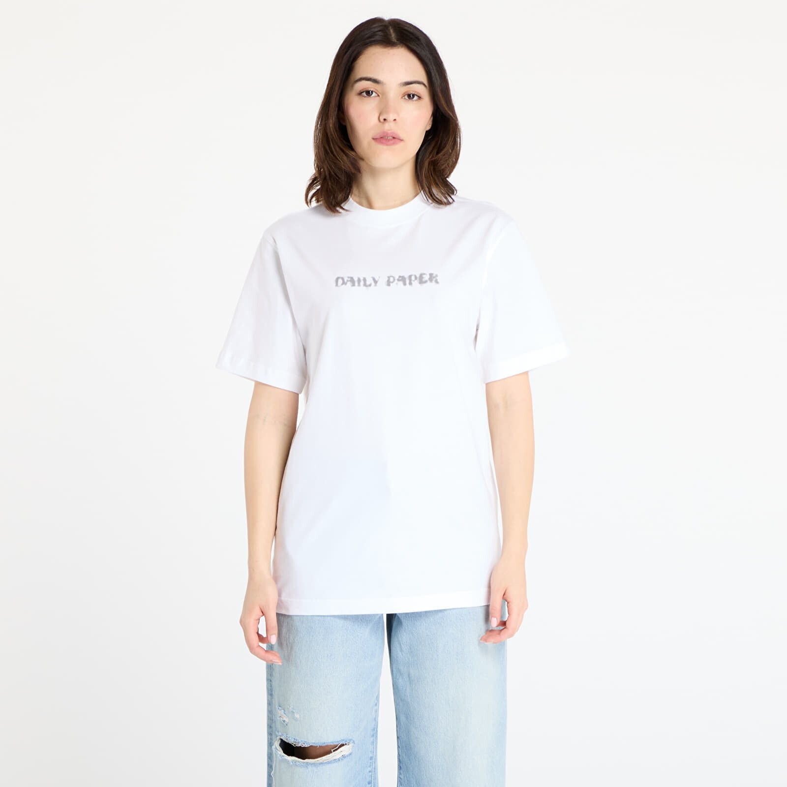 Tričko Daily Paper Shield Focus T-Shirt UNISEX White S