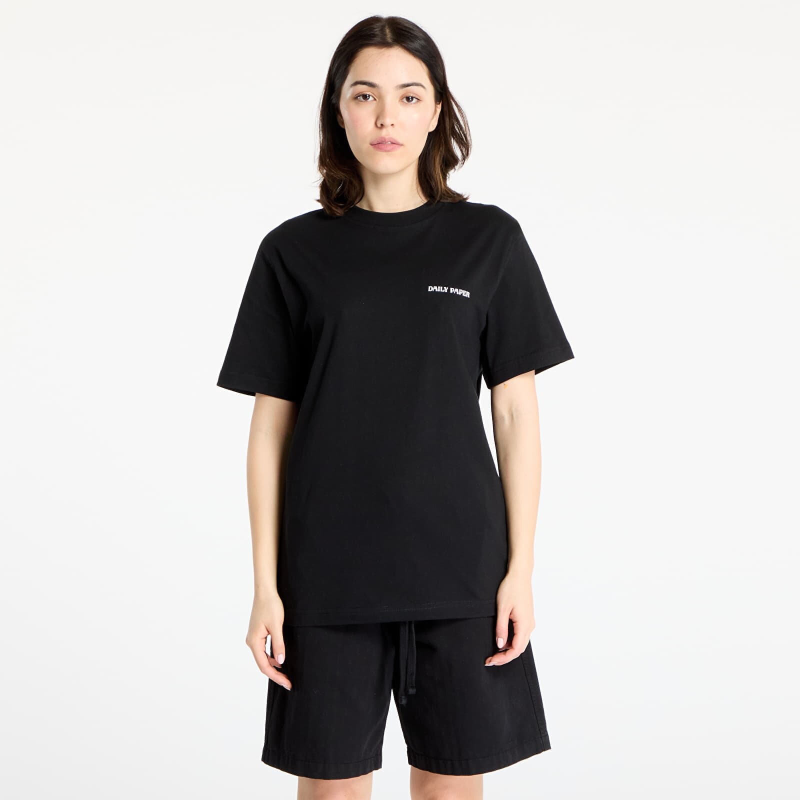 Tričko Daily Paper Wrapper T-Shirt UNISEX Black S