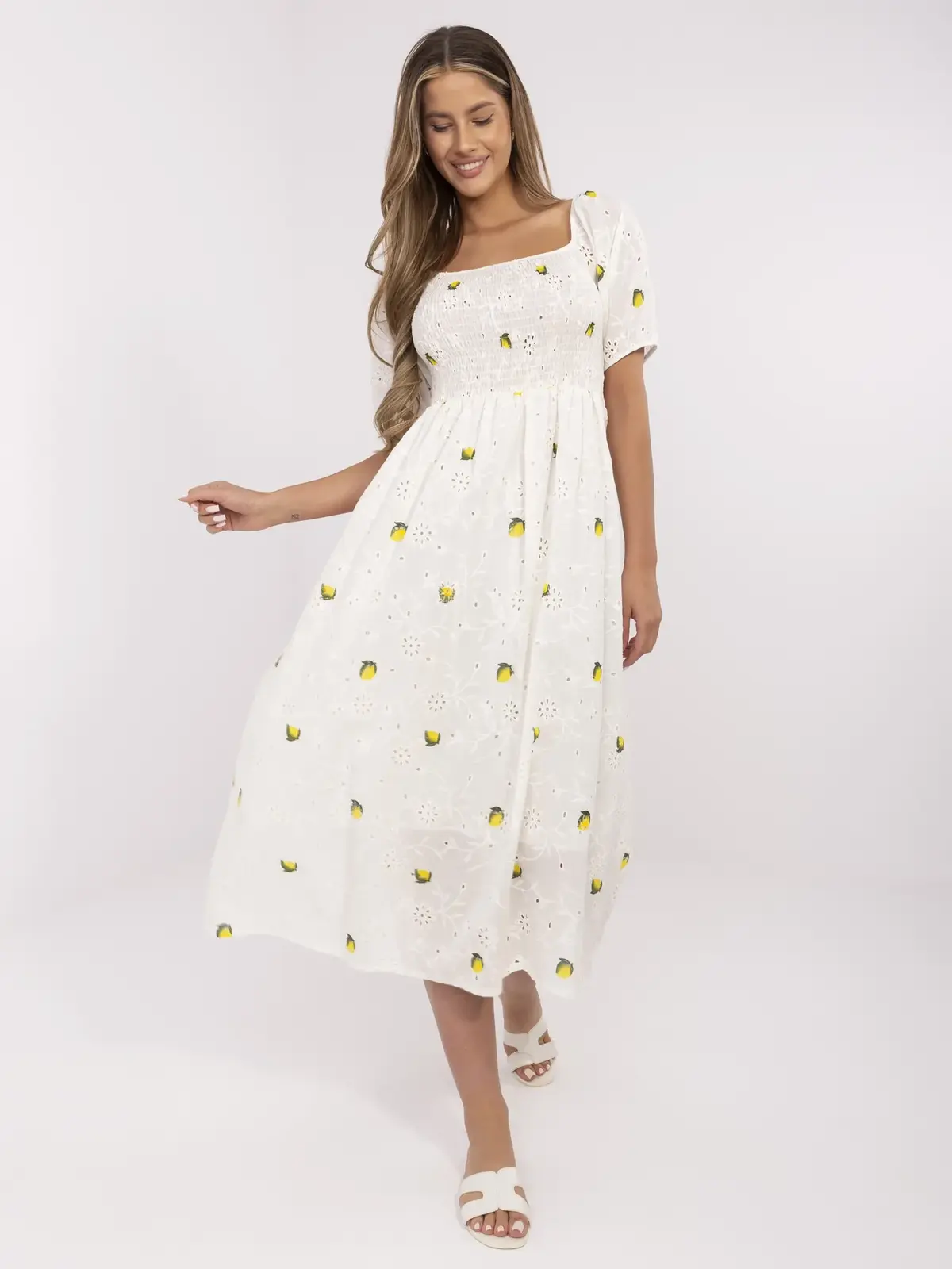 Dress-MI-SK-530.53-ecru