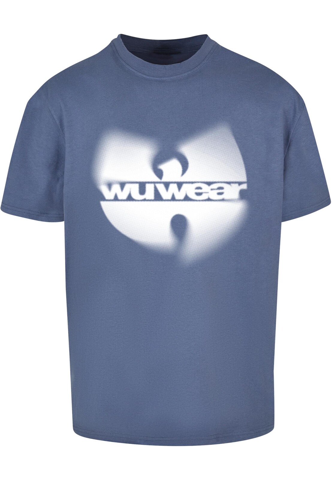 Men's T-shirt Faded Logo Blue