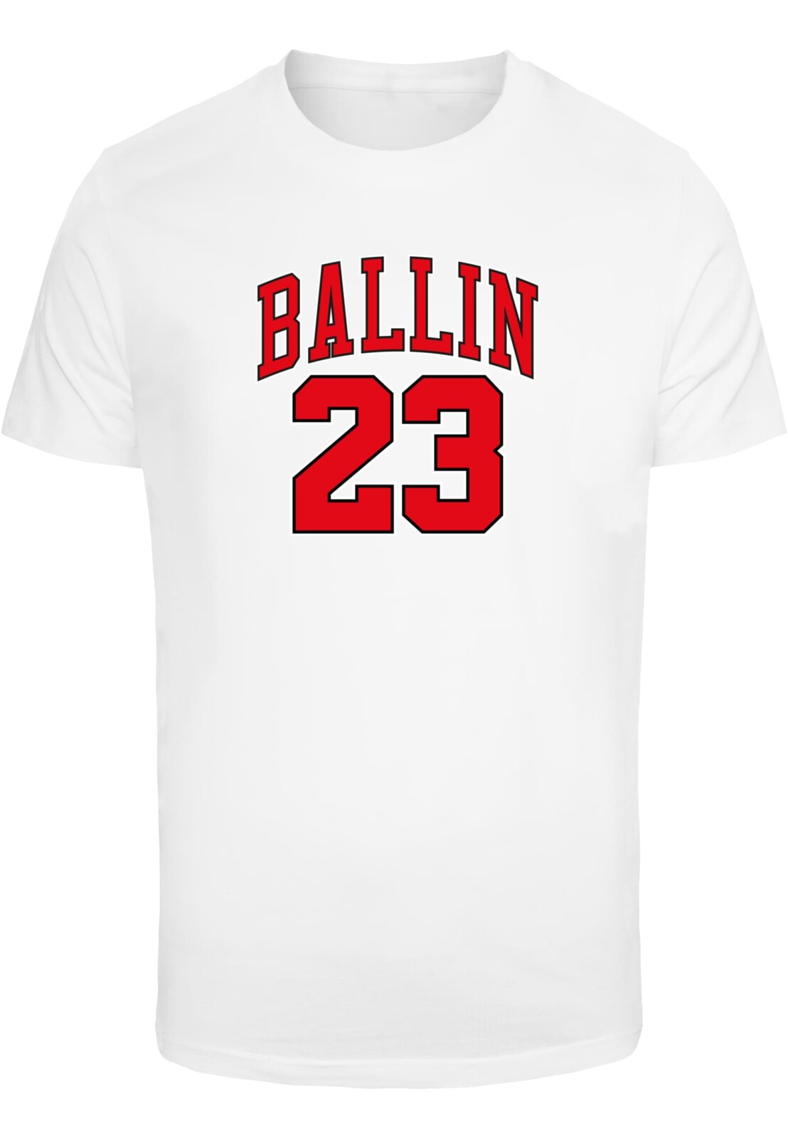 Ballin 23 T-shirt with round neckline white