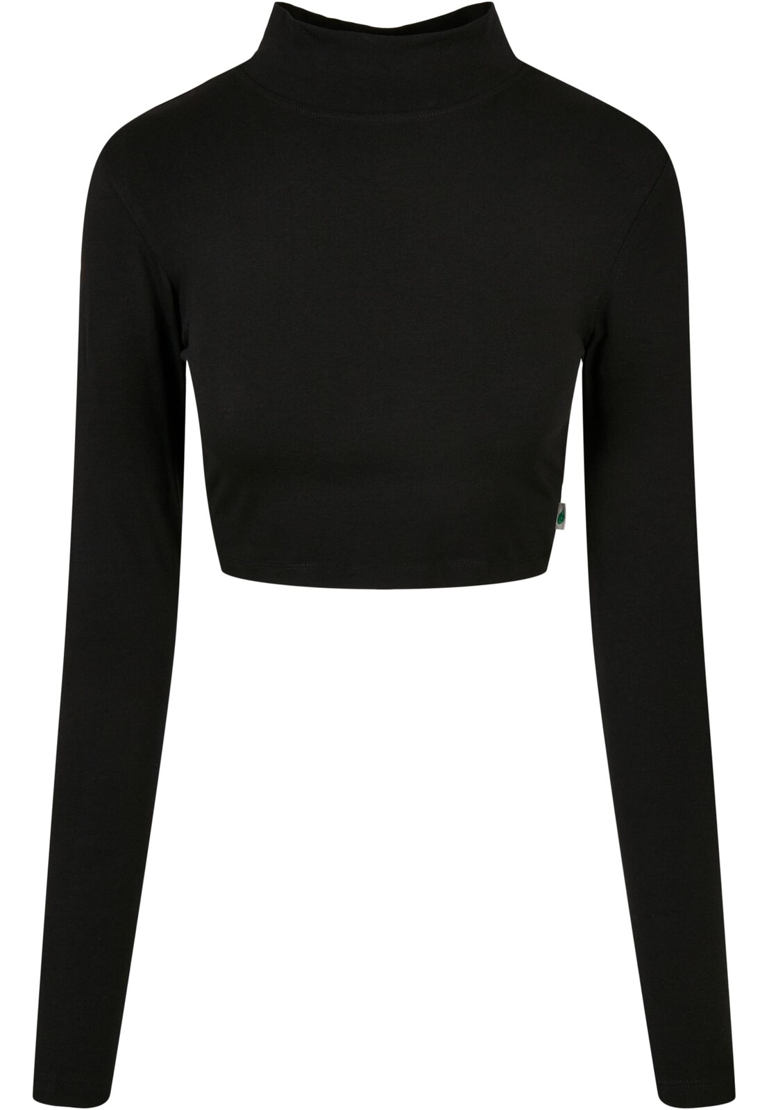 Women's Organic Long Sleeve Turtleneck - Black