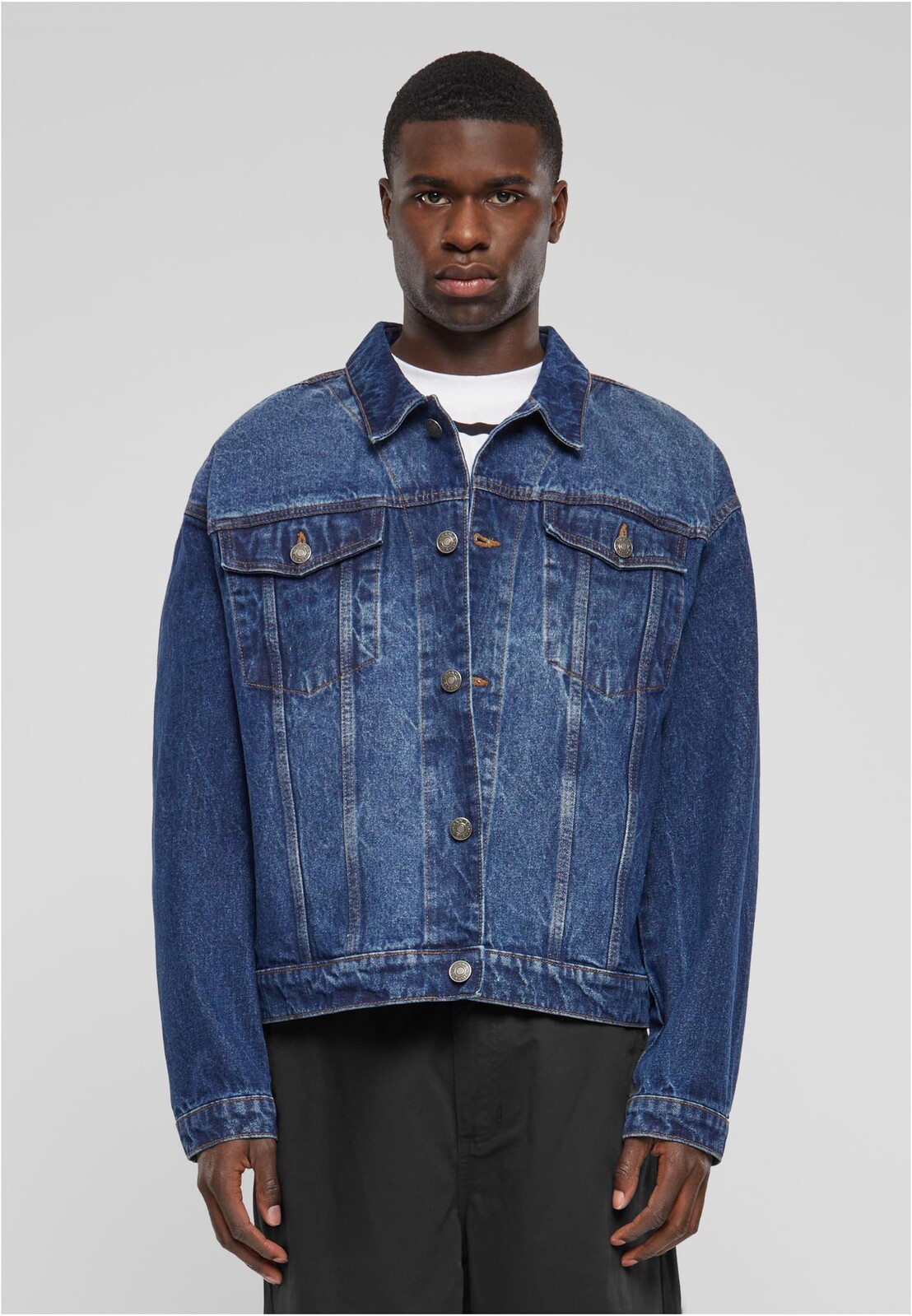 Men's Heavy Ounce Boxy Jacket - Dark Blue