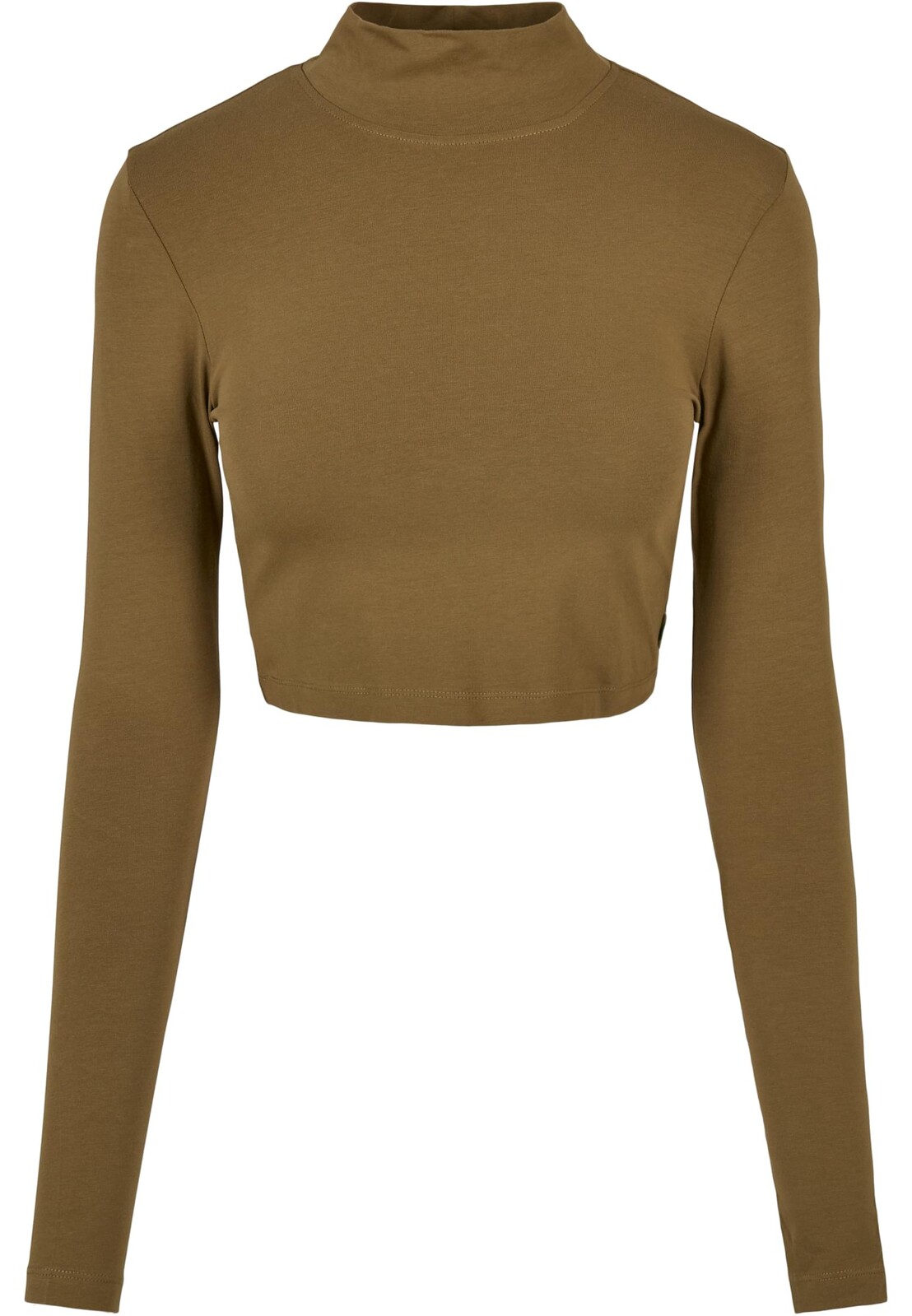 Women's Organic Long Sleeve Turtleneck - Olive