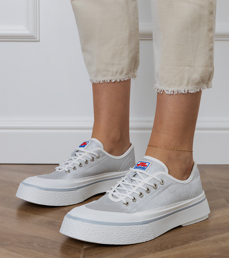 D/CEO Black sports sneakers with woven insert Berlisa