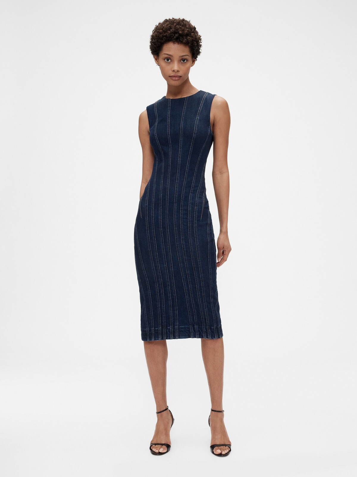 Denim midi dress GapStudio by Zac Posen - Women's