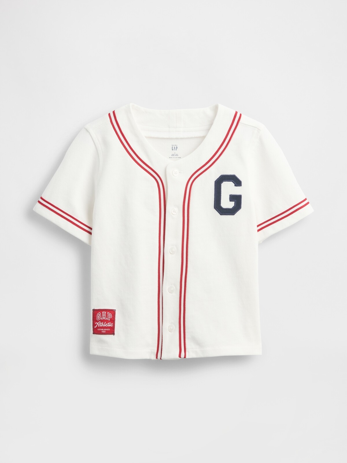 GAP Baby sweatshirt shirt with buttons Baseball Americana - Boys