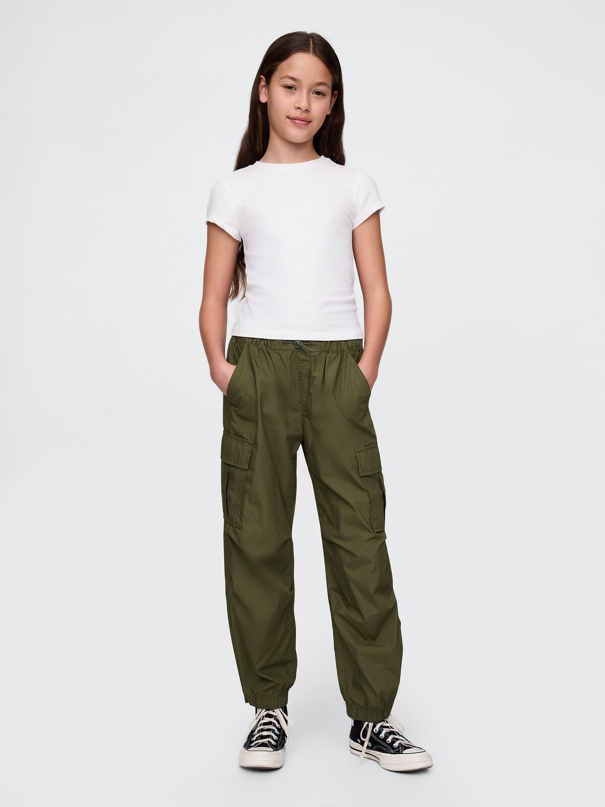 GAP Children's leatherette cargo pants - Girls