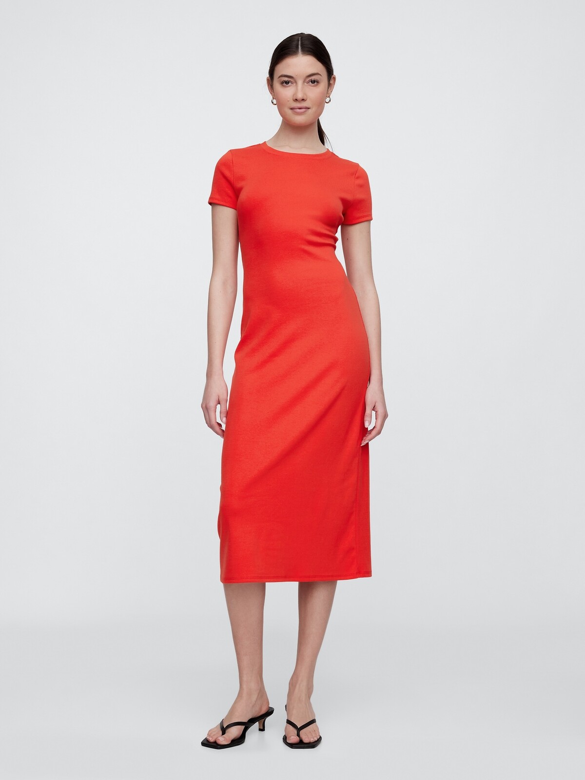 GAP Knitted midi dress with cutouts - Women's