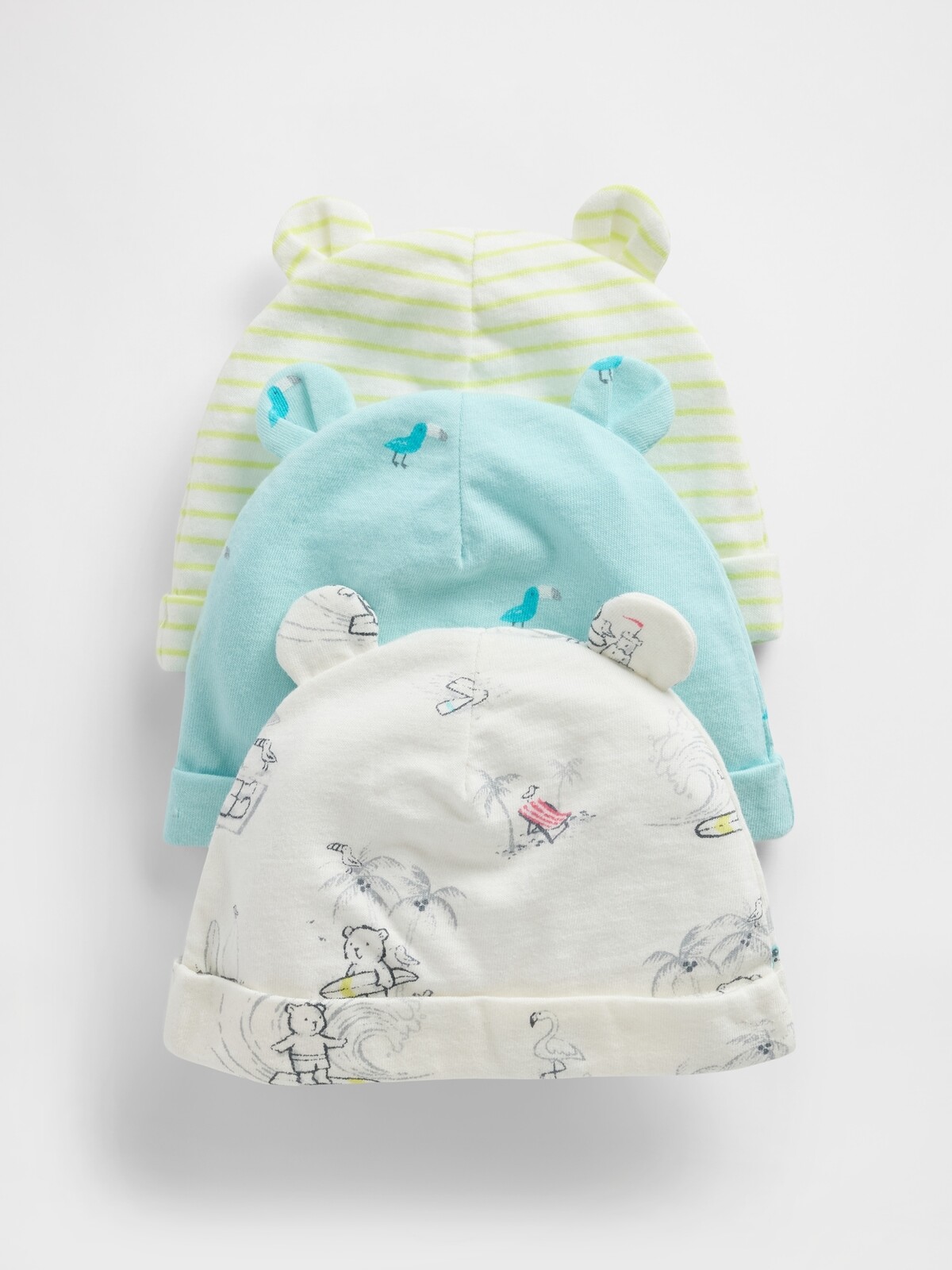 GAP Baby cotton hat, 3pcs - Boys