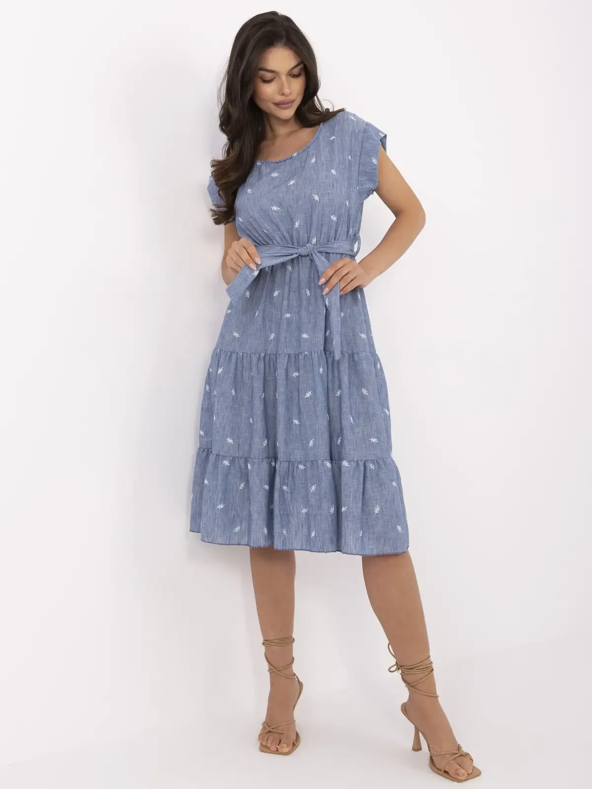 Dress-DHJ-SK-13583.18-dark blue