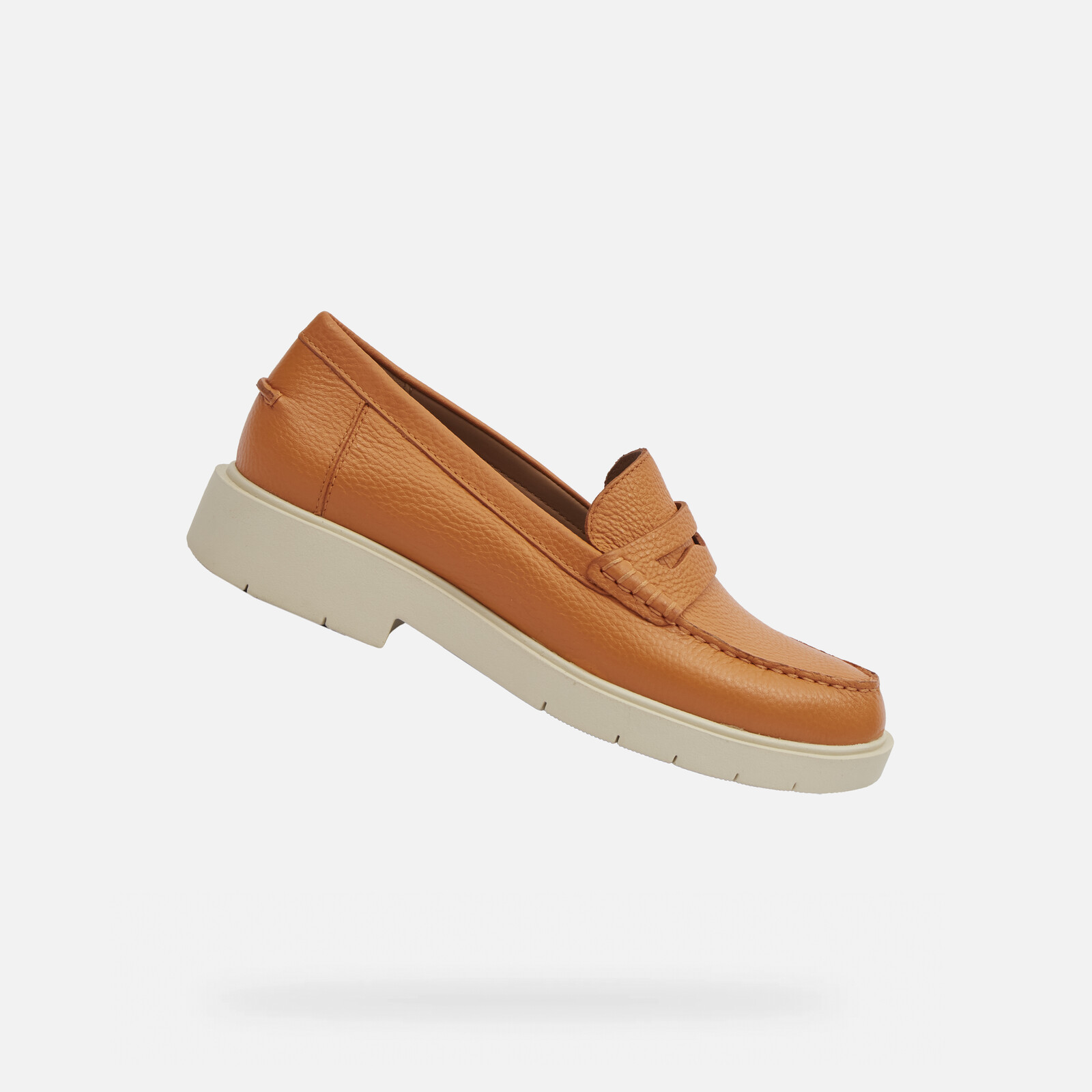 Brown women's moccasins Geox Spherica EC1 - Women's