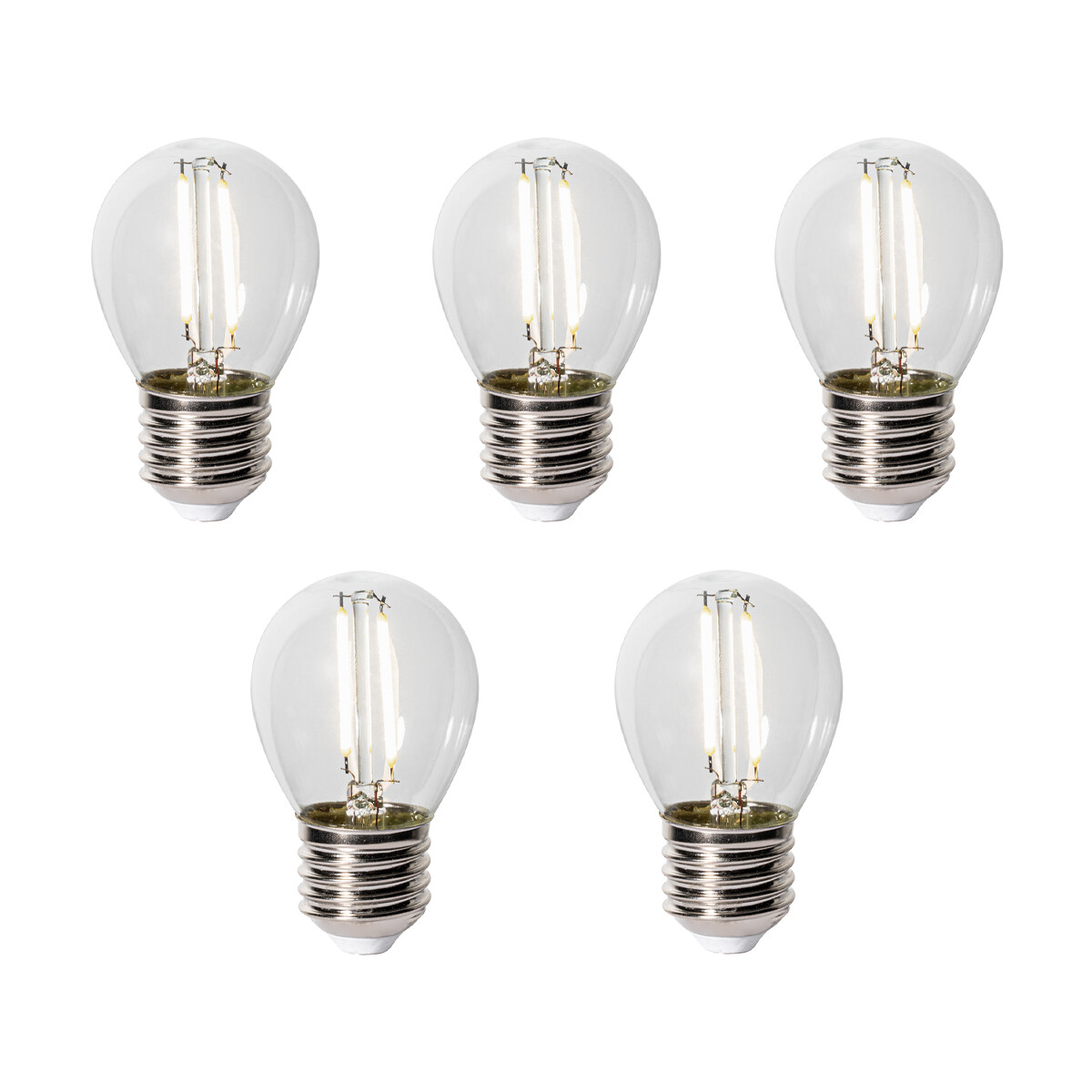 Sada 5 ks E27 LED lamp P45 Sensor LUX 3W 250 lm 3000K