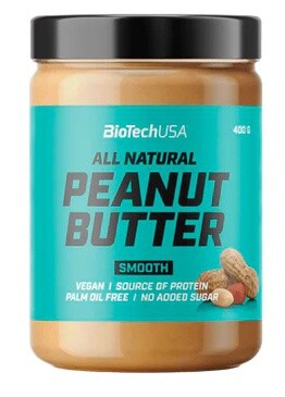 Biotechusa arašidové maslo 400 g - jemné