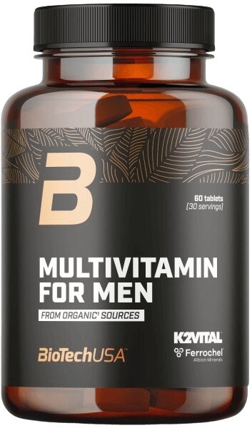 Biotechusa multivitamin for men from organic sources 60 tabliet