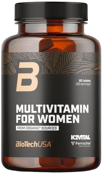 Biotechusa multivitamin for women from organic sources 60 tabliet