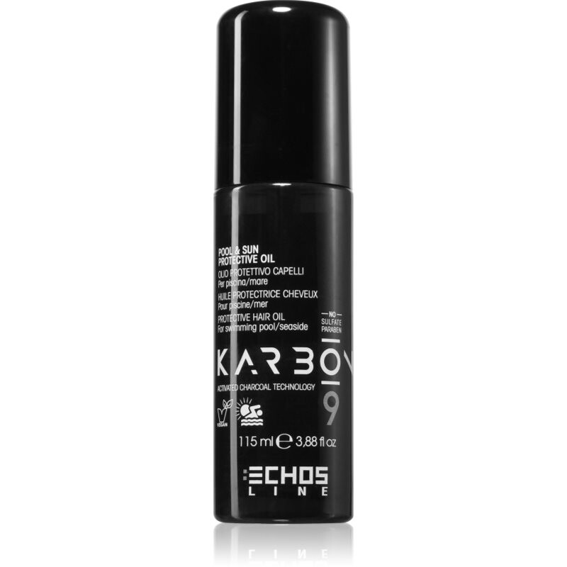 Echosline Karbon Pool & Sun ochranný olej na vlasy proti slnečnému žiareniu 115 ml
