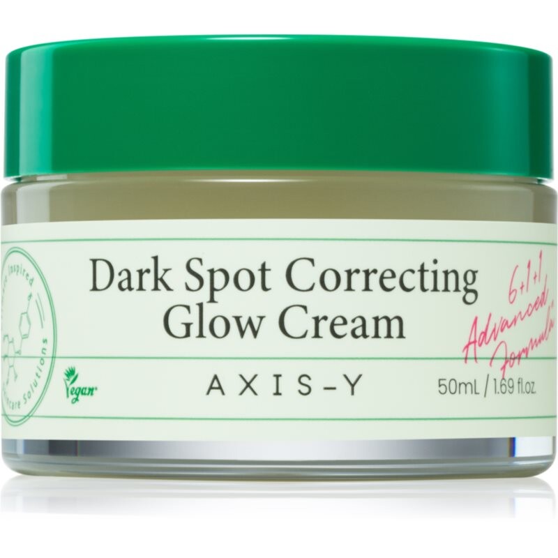 AXIS-Y 6+1+1 Advanced Formula Dark Spot Correcting Glow Cream hydratačný gélový krém pre pleť s hyperpigmentáciou 50 ml
