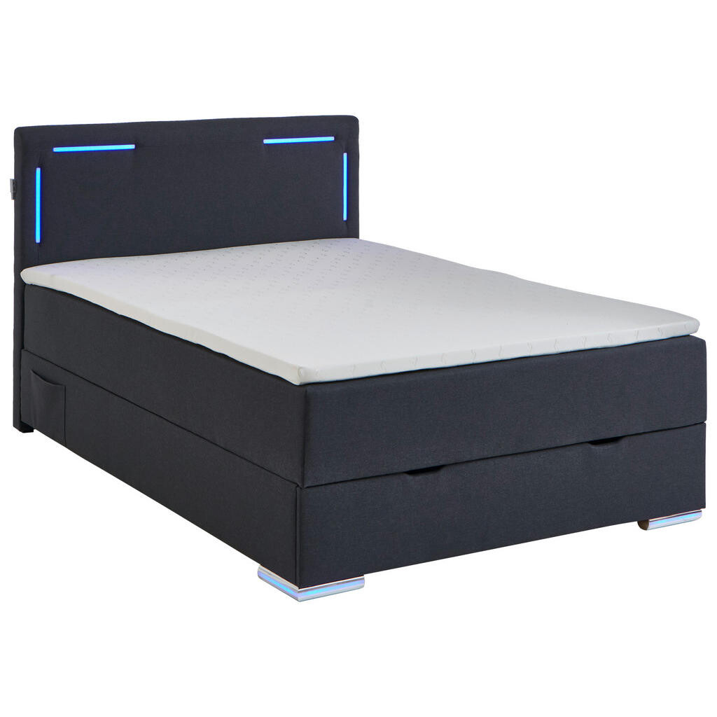 Xora BOXSPRINGOVÁ POSTEĽ, 120/200 cm antracitová