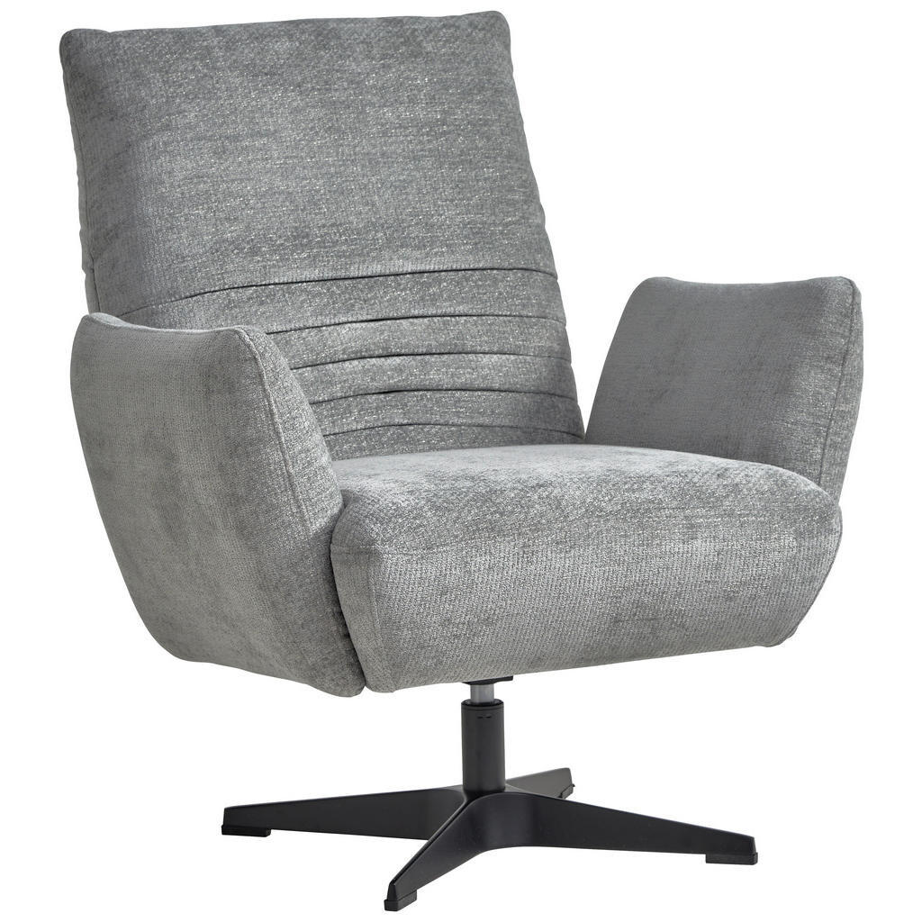 Dieter Knoll KRESLO, textil, sivá