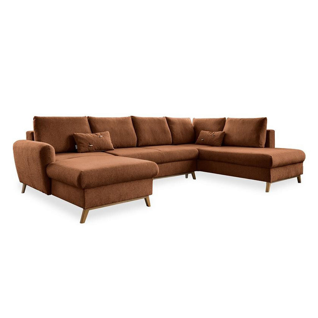 MID.YOU SEDACIA SÚPRAVA, textil, terakota