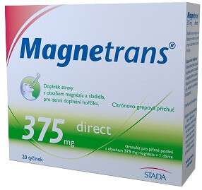 MAGNETRANS 375 mg tyčinky granulátu 20 ks