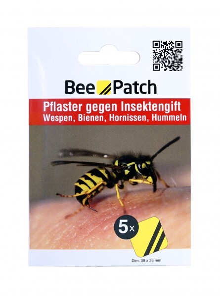 Bee-Patch ApS BEE PATCH Náplasť na ošetrenie včelieho/osieho bodnutia 5710391000002