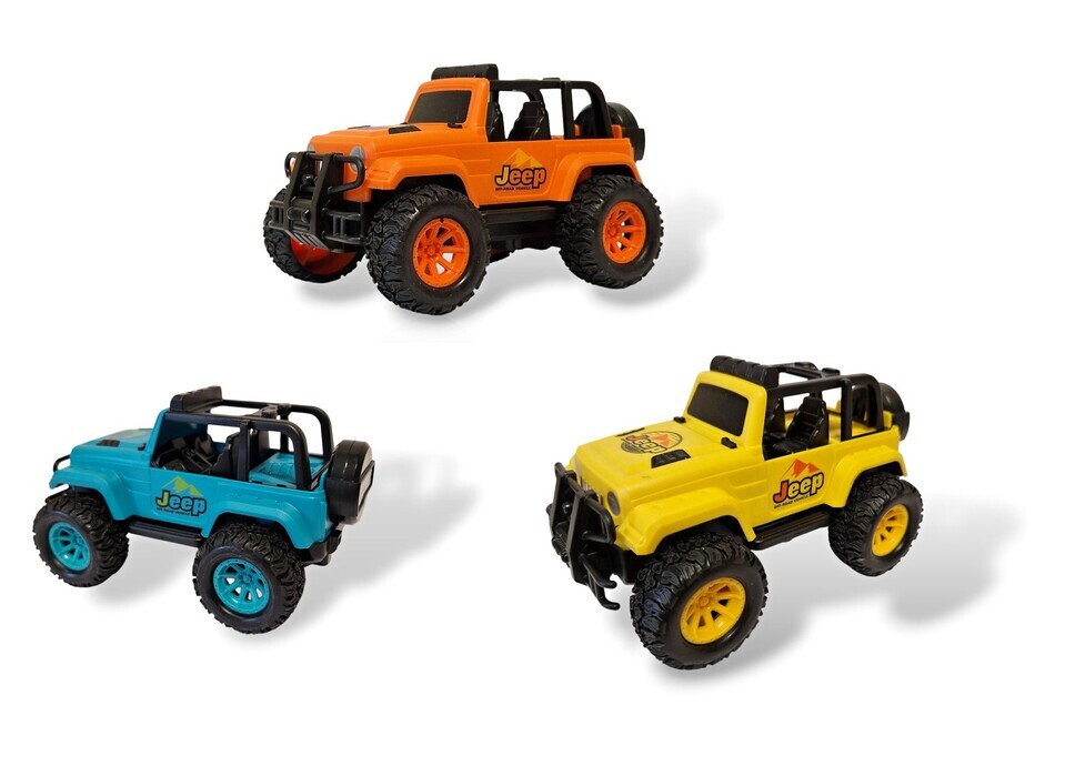 Jeep Off Road auto na zotrvačník 14cm - náhodná