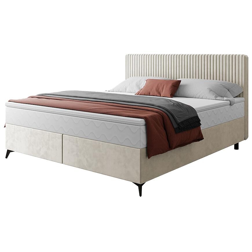 Posteľ Wave s topperom 160x200 Manila 01/Tilia 03