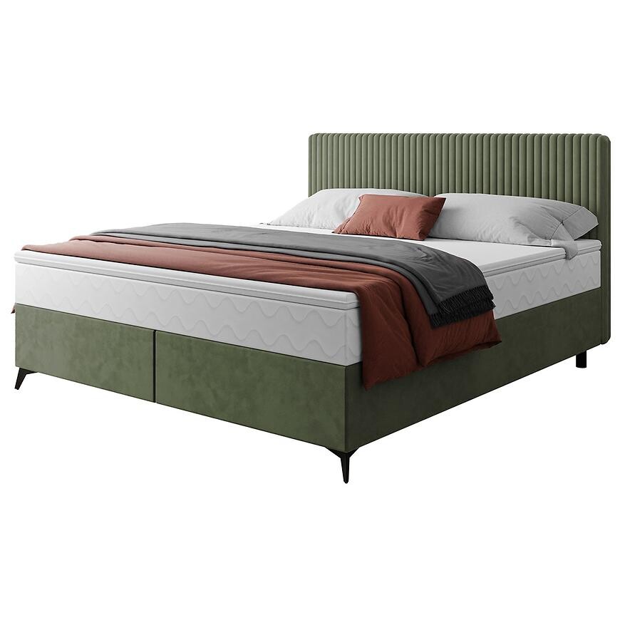 Posteľ Wave s topperom 160x200 Manila 34/Tilia 37