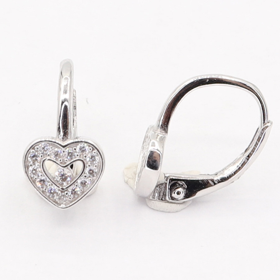 Strieborné náušnice 113376