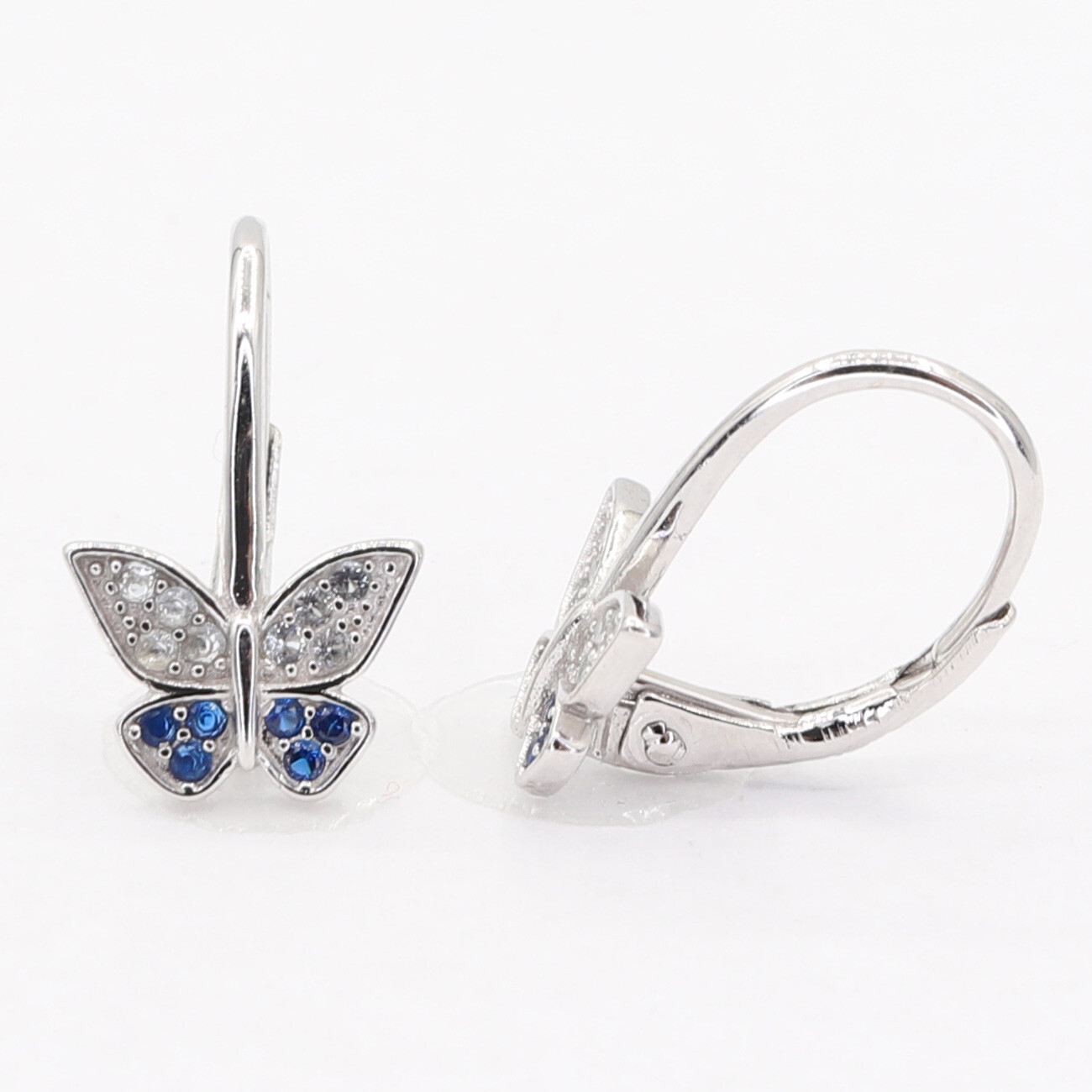 Strieborné náušnice 113379