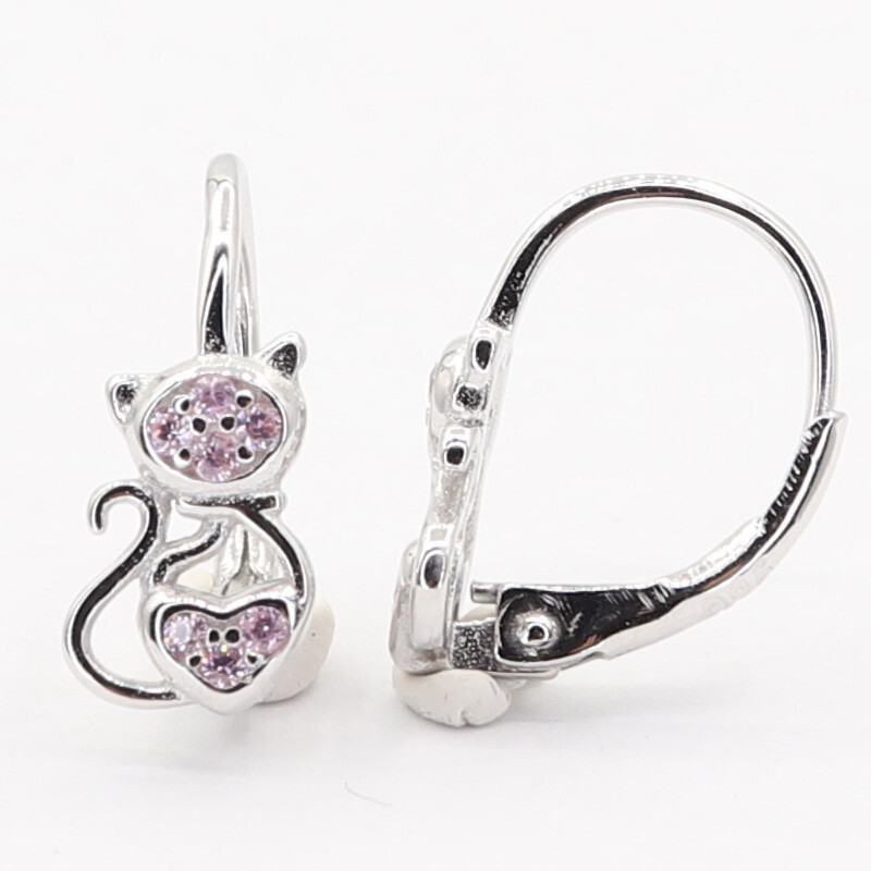 Strieborné náušnice 113385