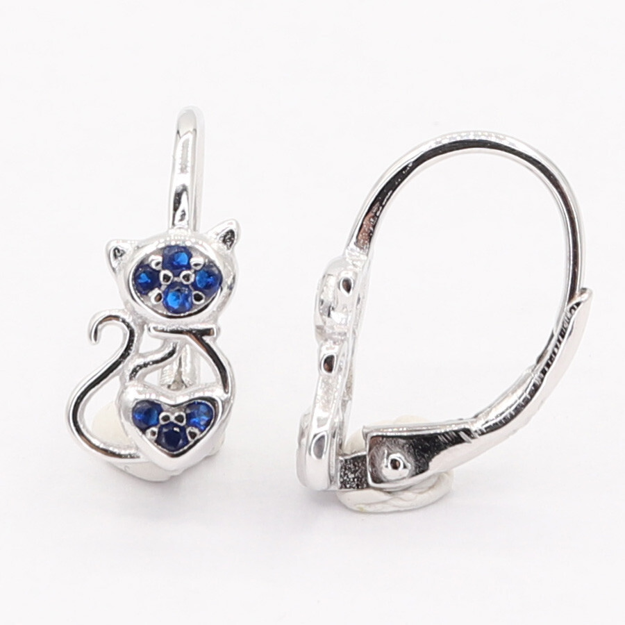 Strieborné náušnice 113386