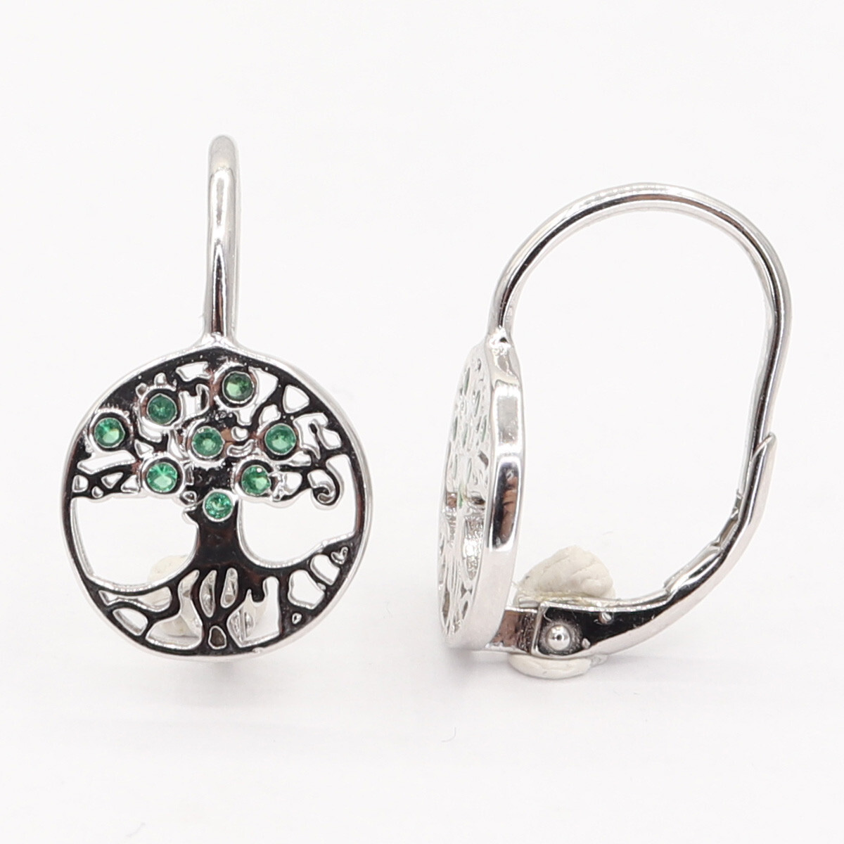 Strieborné náušnice 113399