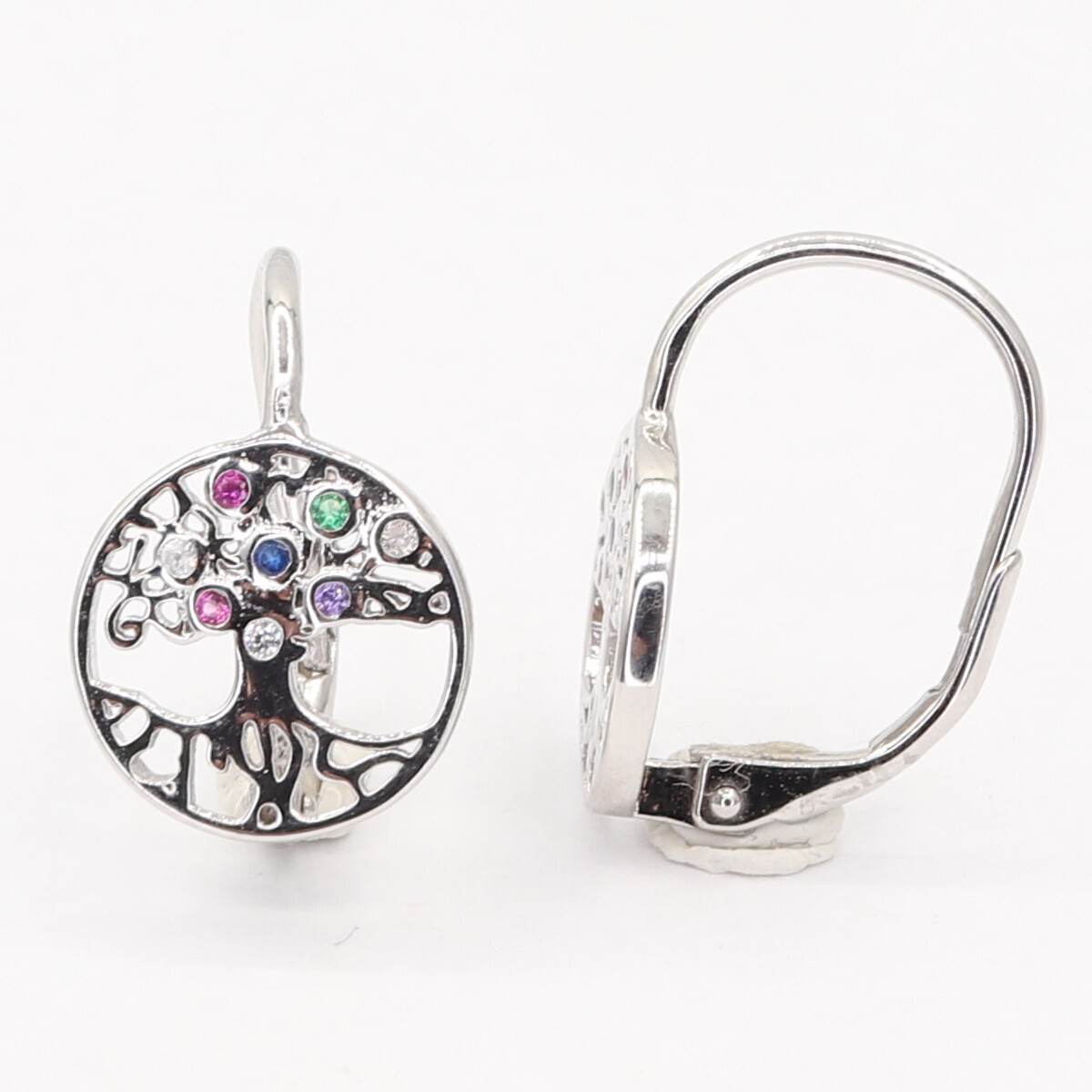 Strieborné náušnice 113400