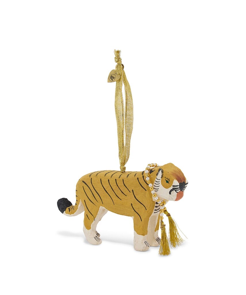 Vianočná dekorácia Doing Goods Tinsel Tiger Ornament viac farieb