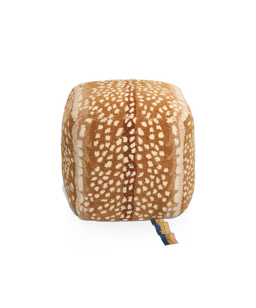 Sedací vak Doing Goods Fawn Pouf S oranžová farba