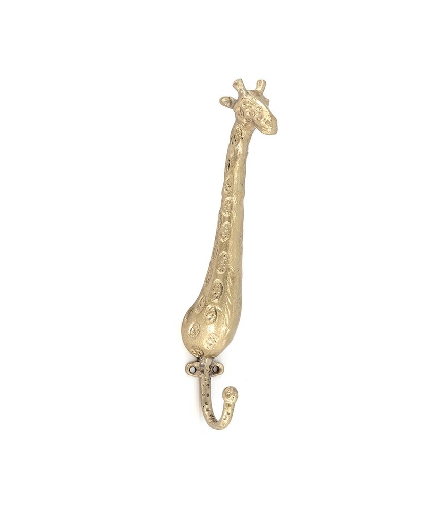 Nástenný vešiak Doing Goods Gloria Giraffe Hook žltá farba