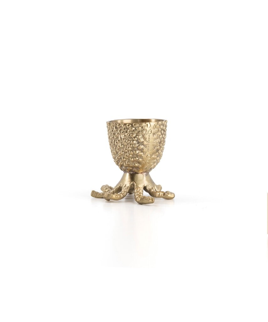 Pohár na vajíčko Doing Goods Octo Egg Cup žltá farba