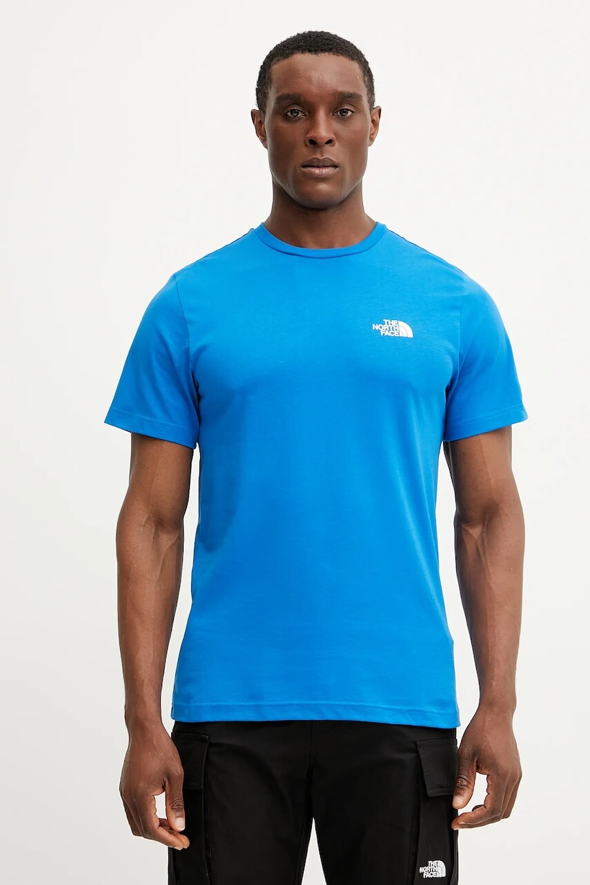 Tričko The North Face Simple Dome pánske, jednofarebné, NF0A87NGT4S1