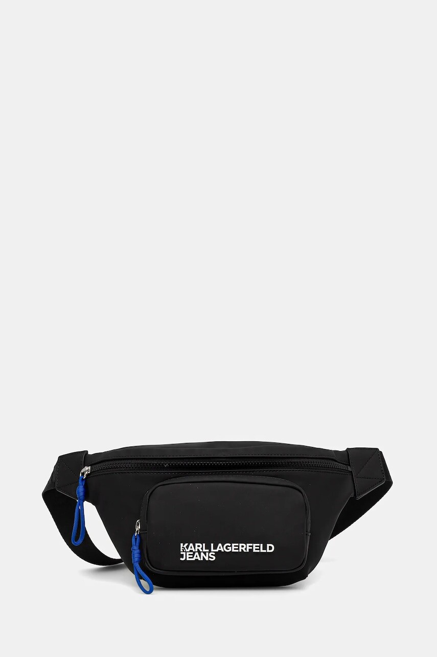 Ľadvinka Karl Lagerfeld Jeans čierna farba, A3M30250