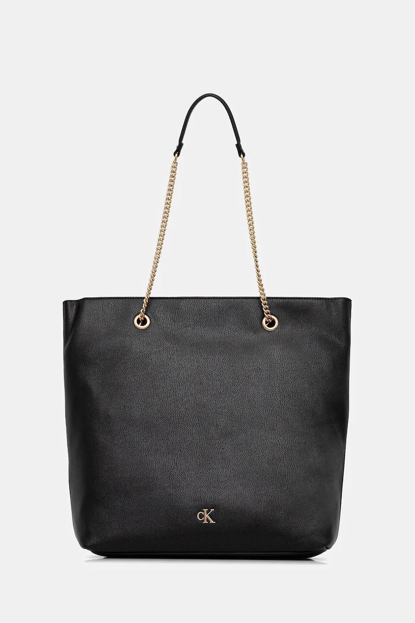 Kabelka Calvin Klein čierna farba, LV04F3204G