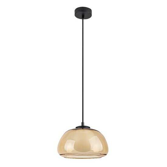 Rabalux 72273 moderný závesný luster Elowen, jantárová, G9, 1x max. 5W