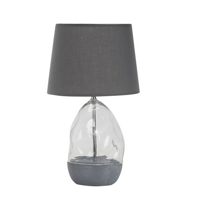Rabalux 74228 dekoratívna stolná lampa Apolonia, sivá, E27, 1x max. 40W, IP20