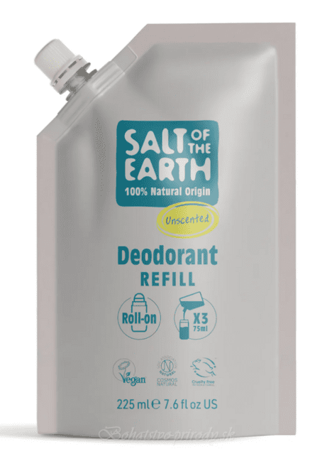 Salt of the Earth - Náplň čistá pre deodorant ROLL ON 225 ml