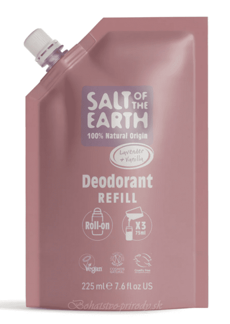 Salt of the Earth - Náplň deodorant levandula vanilka pre ROLL ON 225 ml