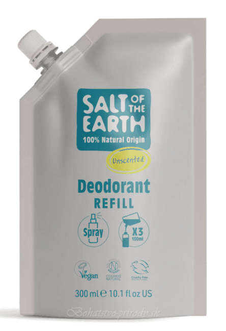 Salt of the Earth - Prírodný kryštálový deodorant 300ml - náplň