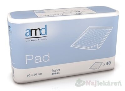 AMD Pad Super, podložky pod pacienta (60x60 cm), 1x30 ks